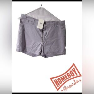 Goodfellow & Co Men's Every Wear 5" Chino Shorts in a lilac or violet color.